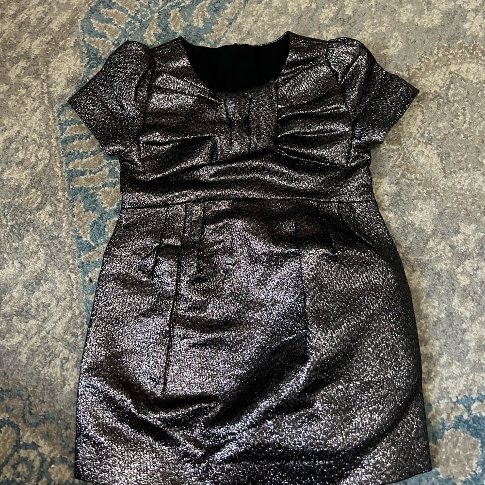 Black And Silver Dress- never worn size 3(tag missing from inside)